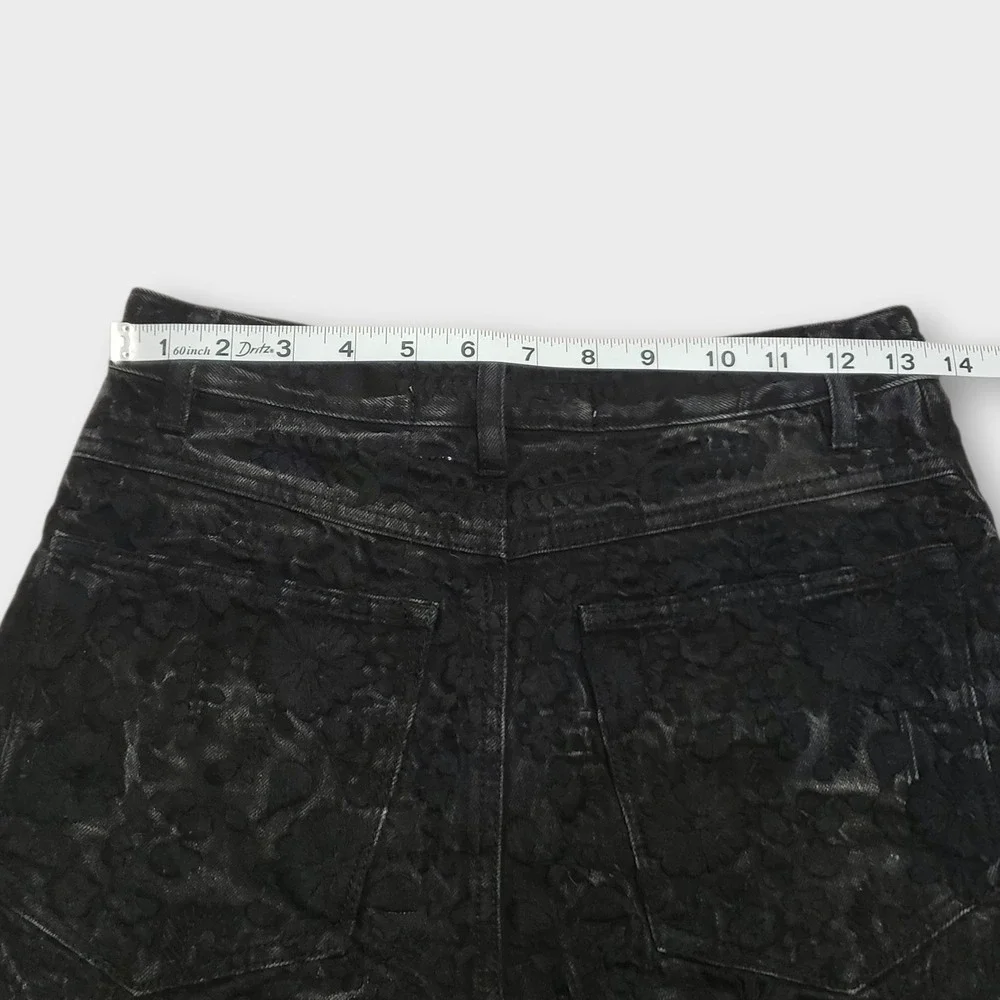 Free People Etienne Field Cutoff Shorts Black Embroidered OB477488 Womens Sz 27‎
